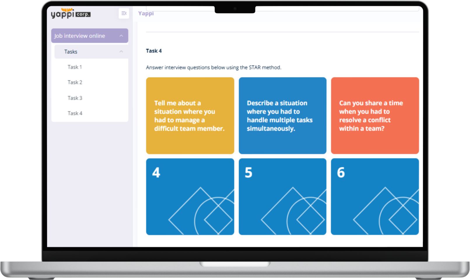 В курсе Yappi Corporate предусмотрен отдельный урок по данной теме Урок в интерактивном учебнике от Yappi Corporate (мокап)