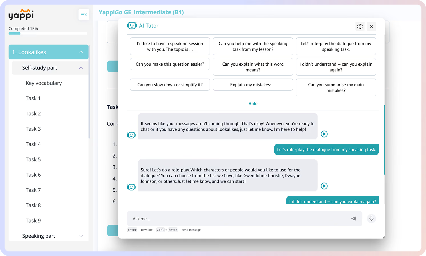 Self-study платформа YappiGo (изображение)